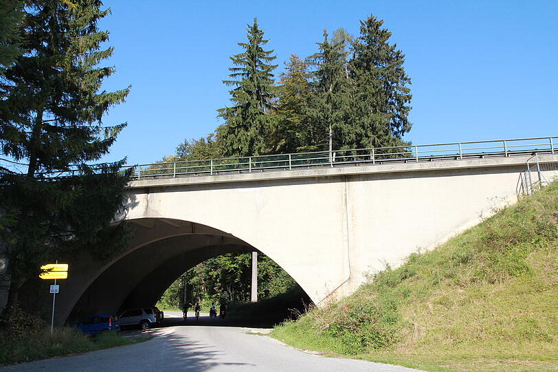 Tragischer Unfall auf der A8: In der Dunkelheit merkten zwei Brüder nicht, dass sie auf einer Brücke standen. Sie kletterten über die Leitplanke und stürzten sofort in die Tiefe.