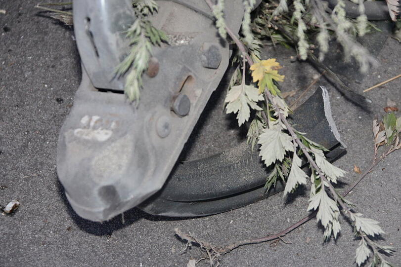 Horror-Crash auf der A 94: Bilder vom Unfallort.