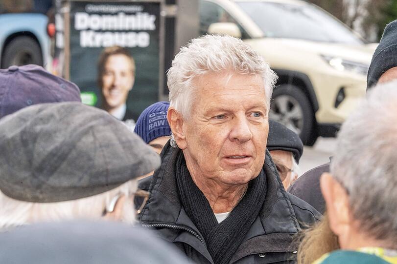 OB Dieter Reiter im Stichwahlkampf. OB Dieter Reiter im Stichwahlkampf.