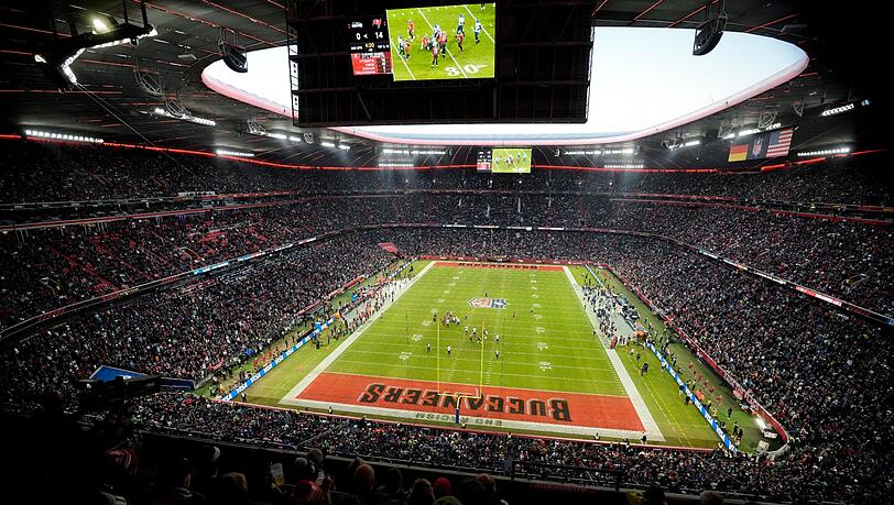 Der Schauplatz der Deutschland-Premiere der NFL: Die Allianz Arena in München. Hierfür war eine Änderung des Erbpachtvertrages durch den Stadtrat notwendig.