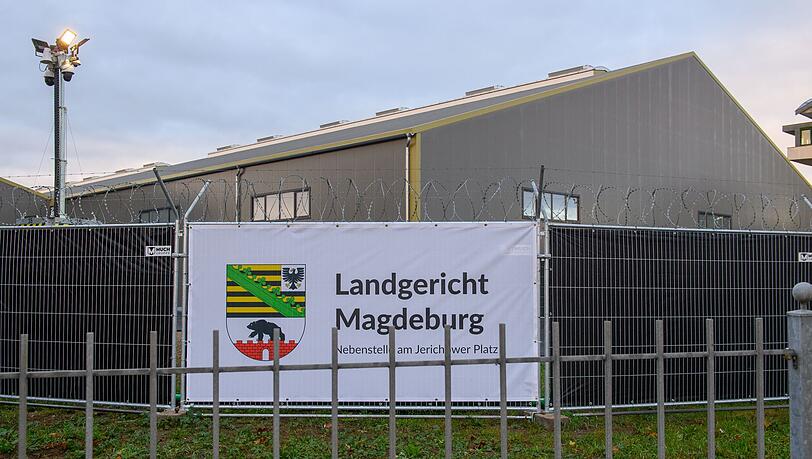 Für den Prozess ist ein Interims-Gerichtsgebäude errichtet worden. (Archivbild) Für den Prozess ist ein Interims-Gerichtsgebäude errichtet worden. (Archivbild)