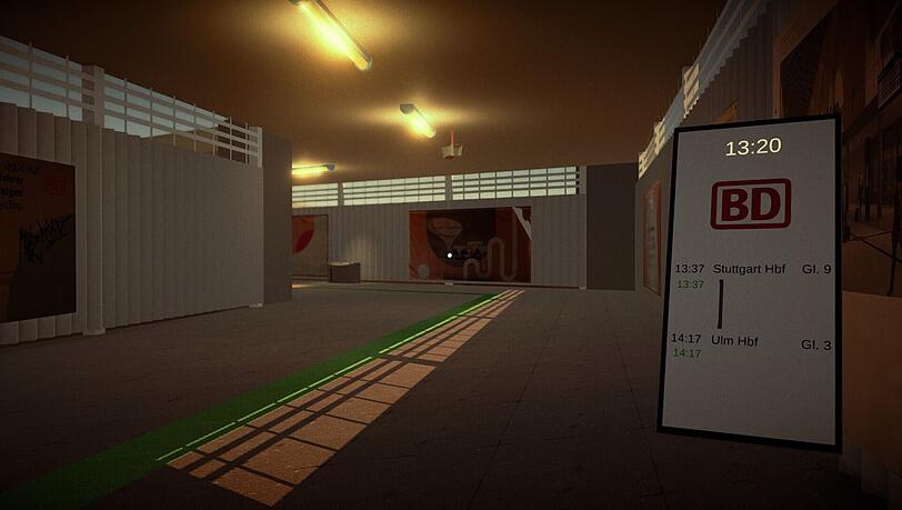 Im Videospiel wird der Tunnel als langer dunkler Gang dargestellt. Im Videospiel wird der Tunnel als langer dunkler Gang dargestellt.