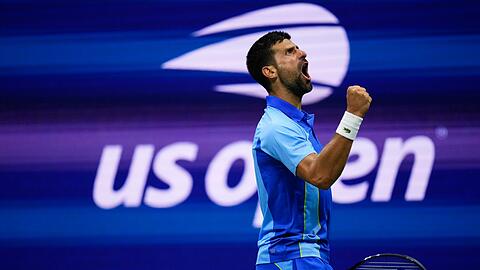 Kämpfte sich ins Achtelfinale: Novak Djokovic.