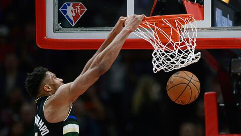 Bucks-Star Giannis Antetokounmpo glänzte mit 34 Punkten und 16 Rebounds.