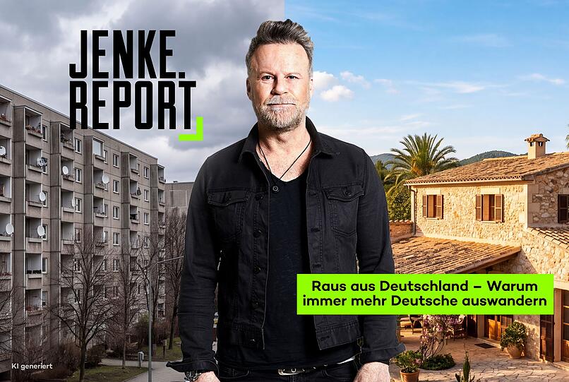 Jenke von Wilmsdorff sucht in "JENKE. REPORT. Raus aus Deutschland - Warum immer mehr Deutsche auswandern" nach den Gründen, warum derzeit etwa 270.000 Menschen pro Jahr unser Land verlassen. Sind sie anderswo glücklicher - und warum? Jenke von Wilmsdorff sucht in "JENKE. REPORT. Raus aus Deutschland - Warum immer mehr Deutsche auswandern" nach den Gründen, warum derzeit etwa 270.000 Menschen pro Jahr unser Land verlassen. Sind sie anderswo glücklicher - und warum?