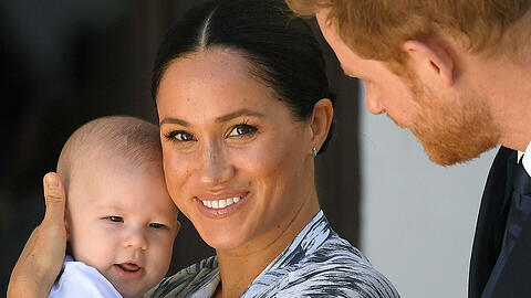 Herzogin Meghan und Prinz Harry halten Sohn Archie normalerweise aus der Öffentlichkeit heraus. Jetzt haben sie allerdings eine Ausnahme gemacht und über ihren royalen Nachwuchs gesprochen. (Archivbild)