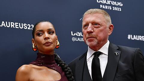 Boris Becker und seine Freundin Lilian de Carvalho Monteiro Anfang der Woche in Paris.