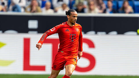 Umworben: Bayern-Star Leroy Sané, dessen Vertrag ausläuft.