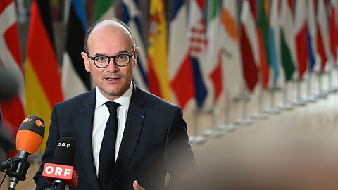 Frankreichs Minister S&eacute;bastien Martin in Br&uuml;ssel: "Made in Europe, das hei&szlig;t Europa."