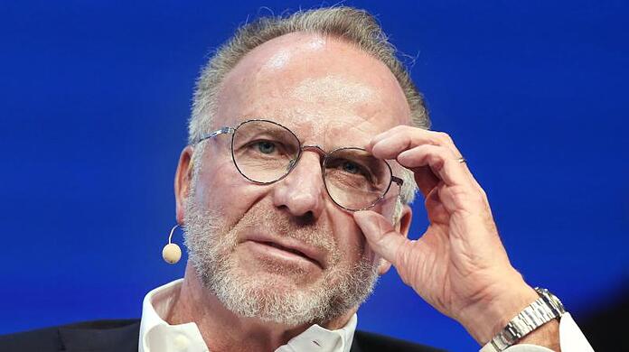 Karl-Heinz Rummenigge spricht.