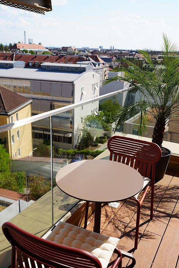 Von der Rooftop-Bar am Sendlinger Tor hat man beinahe einen 360 Grad Blick über die ganze Stadt.