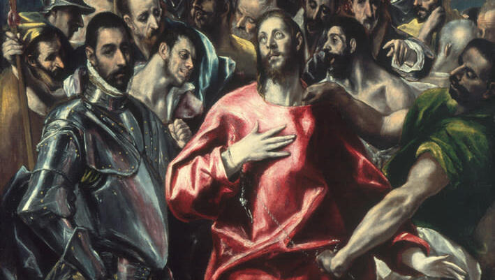 El Greco: "Die Entkleidung Christi" (1580-1595). El Greco: "Die Entkleidung Christi" (1580-1595).