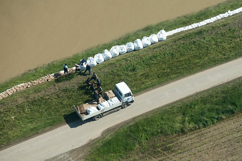 Aktuelle Bilder vom Hochwasser aus Deggendorf: Die Lage ist noch immer ernst.