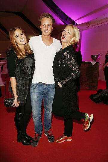 Lucia Strunz und Freund Gabriel, Claudia Effenberg