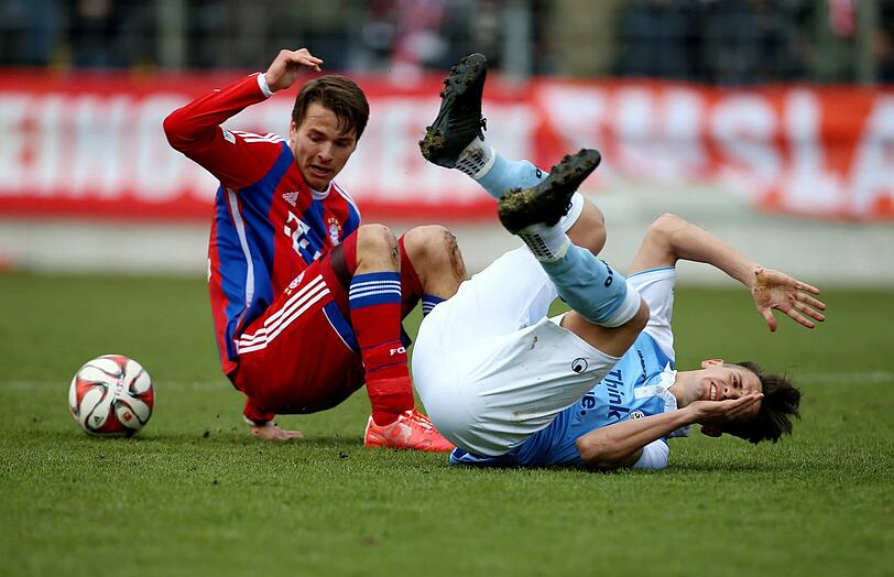 FC Bayern II gegen TSV 1860 II: Die Bilder vom Amateurderby im Grünwalder Stadion.