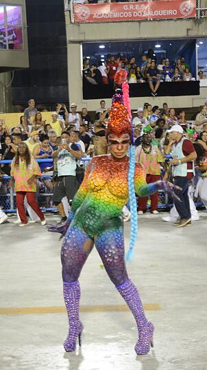 Heiße Rhythmen, heiße Tänze: Die besten Bilder vom Karneval im Sambodromo in Rio.