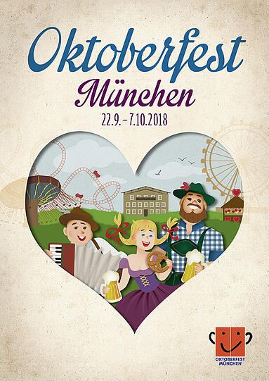 Oktoberfest-Plakat-Entwurf.