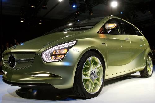 Concept BlueZero E-Zell: eine Mercedes-Studie für die künftige A-Klasse mit Elektro-Antrieb.