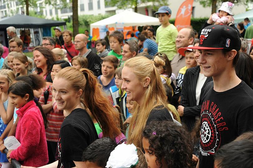 Sportliches Programm: das Promenadefest in Riem. Hier sind die schönsten Bilder.
