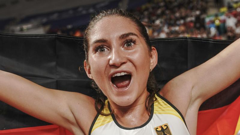 Gesa Krause gewann bei der WM über die 3000 Meter Hindernis die Bronzemedaille. Gesa Krause gewann bei der WM über die 3000 Meter Hindernis die Bronzemedaille.