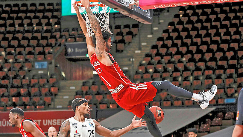 Mit 13 Punkten beim Sieg am Sonntag gegen Hamburg: Bayerns Nick Weiler-Babb.