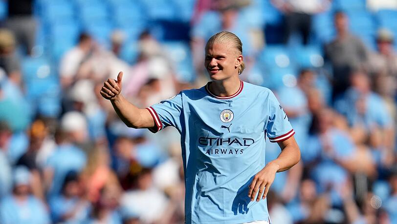 Erling Haaland wechselte zu Saisonbeginn zu Manchester City, aber auch der FC Bayern wäre eine Option gewesen.