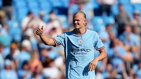Erling Haaland wechselte zu Saisonbeginn zu Manchester City, aber auch der FC Bayern wäre eine Option gewesen.