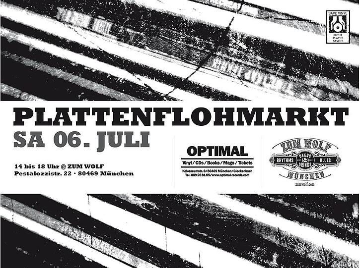 Plattenflohmarkt beim Wolf.