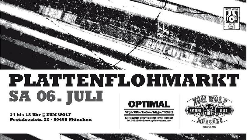 Plattenflohmarkt beim Wolf. Plattenflohmarkt beim Wolf.