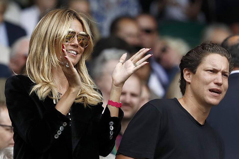 Heidi Klum und Vito Schnabel in Wimbledon