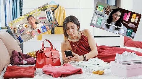 Anti-Haul statt Haul: Auf Social Media formiert sich ein neuer Trend gegen Konsum.