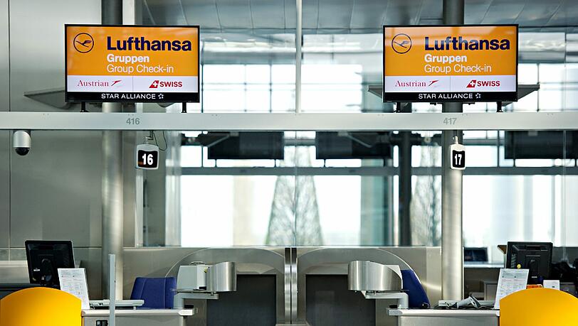 Streik der Lufthansa-Piloten am Flughafen München: Die aktuellen Bilder vom Terminal 2. Streik der Lufthansa-Piloten am Flughafen München: Die aktuellen Bilder vom Terminal 2.