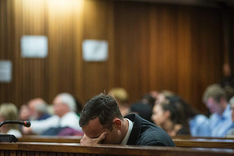 Oscar Pistorius im Gerichtsaal.