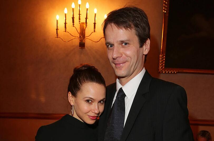 Kammerspiele-Schauspielerin Andrea Wenzl mit Ehemann Dominik Warta.
