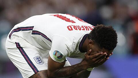 Reagierte mit einer emotionalen Botschaft auf die Anfeindungen gegen ihn und seine Teamkollegen: Englands Marcus Rashford.
