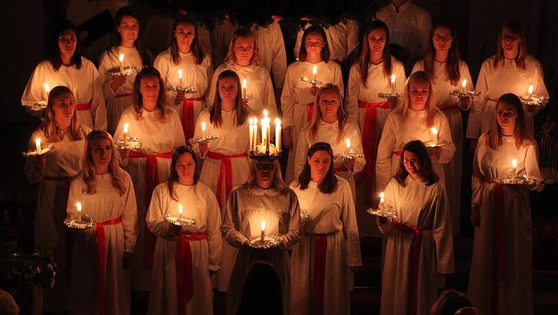 Das Luciafest ist am 13. Dezember. Das Luciafest ist am 13. Dezember.