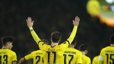 Marco Reus jubelt nach seinem 3:0-Treffer gegen Tottenham.
