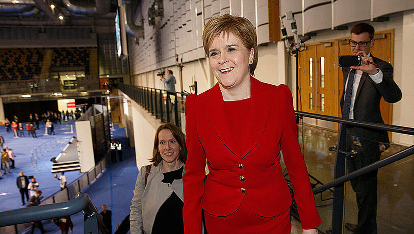 Die schottische Regierungschefin Nicola Sturgeon. Die schottische Regierungschefin Nicola Sturgeon.