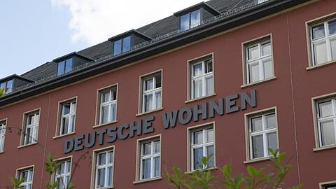Zentrale der börsennotierten Wohnungsgesellschaft "Deutsche Wohnen" in Berlin.