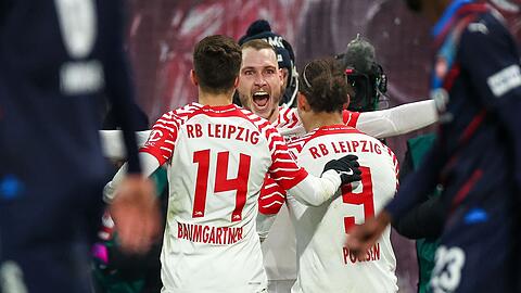Leipzig zieht durch den Sieg gegen Heidenheim vorerst am BVB vorbei.