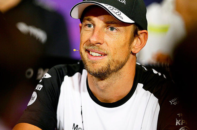 Jenson Button fährt seit 2000 in der Formel 1, 2009 gewann er mit Brawn GP den WM-Titel.