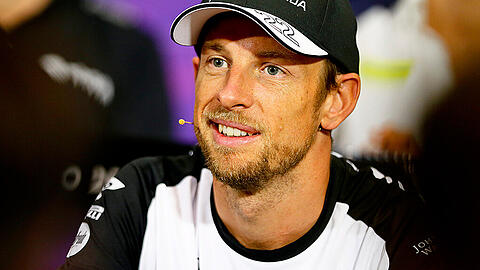 Jenson Button fährt seit 2000 in der Formel 1, 2009 gewann er mit Brawn GP den WM-Titel.