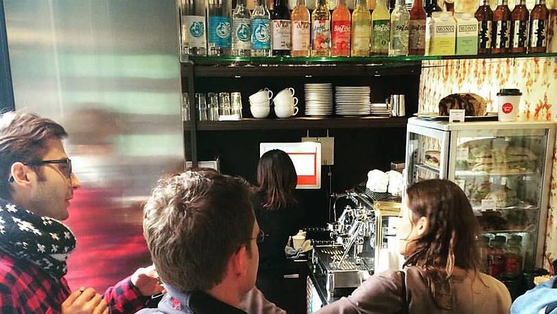 Die neue Espresso Bar im Luitpoldblock. Die neue Espresso Bar im Luitpoldblock.