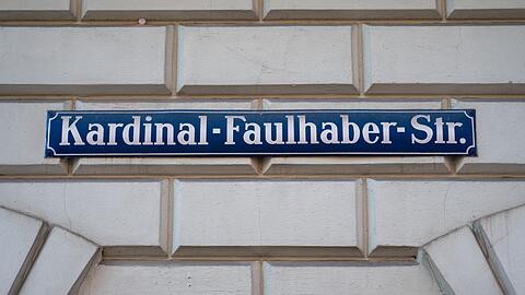 Ob die Kardinal-Faulhaber-Stra&szlig;e in M&uuml;nchen umbenannt werden soll, wird debattiert. (Archivbild)