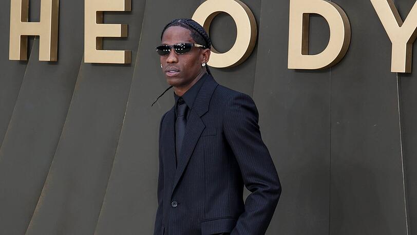 Travis Scott bei der "Die Odyssee"-Weltpremiere in London. Travis Scott bei der "Die Odyssee"-Weltpremiere in London.