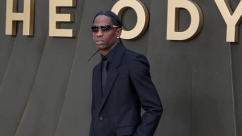 Travis Scott bei der "Die Odyssee"-Weltpremiere in London.