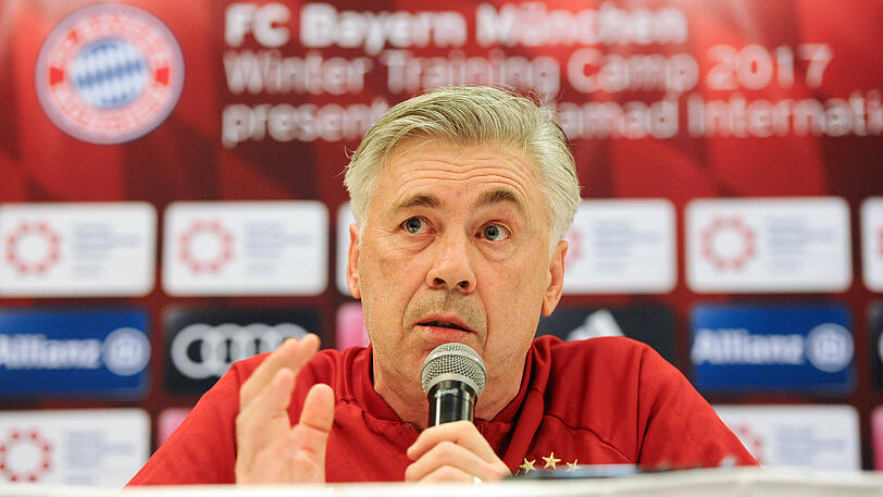 Carlo Ancelotti sprach am ersten Tag des Trainingslagers über viele Themen.