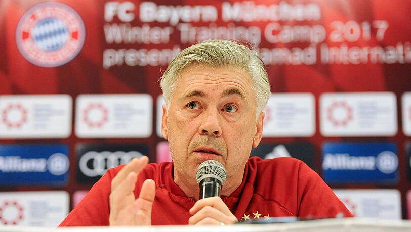 Carlo Ancelotti sprach am ersten Tag des Trainingslagers über viele Themen. Carlo Ancelotti sprach am ersten Tag des Trainingslagers über viele Themen.