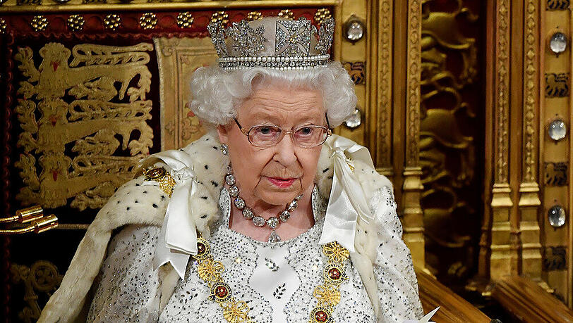 Queen Elizabeth II. bei der Parlamentseröffnung Queen Elizabeth II. bei der Parlamentseröffnung
