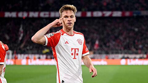 Er führt die Bayern mit seinem Kopfballtor gegen Arsenal ins Halbfinale der Champions League: Joshua Kimmich.
